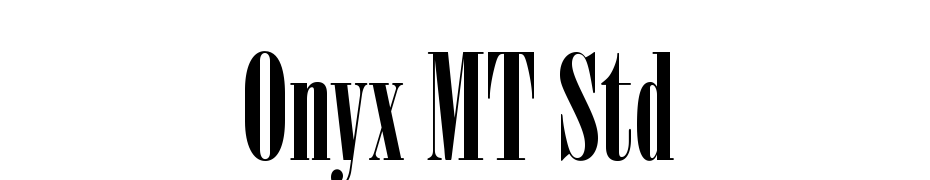 Onyx MT Std Yazı tipi ücretsiz indir